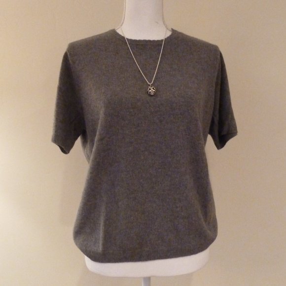 Cashmere Sweater Set EUC Gray - Picture 2 of 13